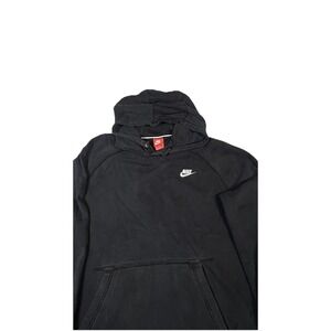 Nike Sportswear Hoodie Mens XL Black Pullover Fleece Swoosh Logo Athletic‎